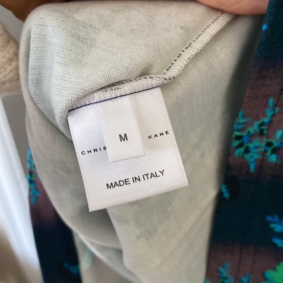 Christopher Kane Bodycon Floral Long Sleeve Mini Dress sz M - Picture 7 of 8